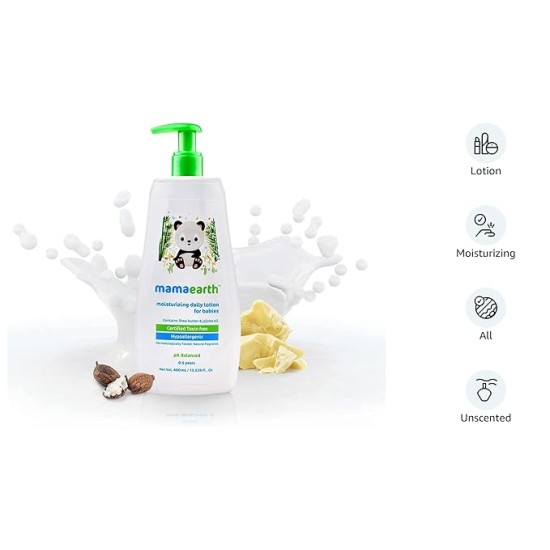 Mamaearth Daily Moisturizing Natural Baby Lotion (400 ml) Mamaearth Daily Moisturizing Natural Baby Lotion (400 ml)