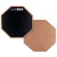 Clapbox Drum Practice Pad - 12 inches, Black (Practice pad only)