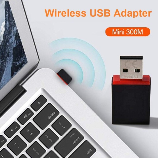Tenda U3 WiFi Dongle 300Mbps USB Wireless Adapter, 2.4GHz, 2 Internal Antennas, USB 2.0, WPS, Soft AP Mode, Supports Windows 10/8.1/8/7 / XP, Mac OS 10.7~10.12, Linux (Black) Tenda U3 WiFi Dongle 300Mbps USB Wireless Adapter, 2.4GHz, 2 Internal Antennas, USB 2.0, WPS, Soft AP Mode, Supports Windows 10/8.1/8/7 / XP, Mac OS 10.7~10.12, Linux (Black)