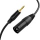 CableCreation 3.5mm to XLR, 6 Feet 3.5mm (1/8 Inch) TRS Stereo Male to XLR Male Cable Compatible with iPhone, iPod, Tablet, Laptop and More, Black CableCreation 3.5mm to XLR, 6 Feet 3.5mm (1/8 Inch) TRS Stereo Male to XLR Male Cable Compatible with iPhone, iPod, Tablet, Laptop and More, Black