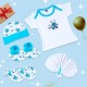 Mee Mee New Born Baby Gift Set | Soft Cotton Clothing Essentials for Infants/Baby Girls, Boys | Baby Shower Clothing Hamper (5 Pieces, Blue)| Ideal Gift for New Born Baby