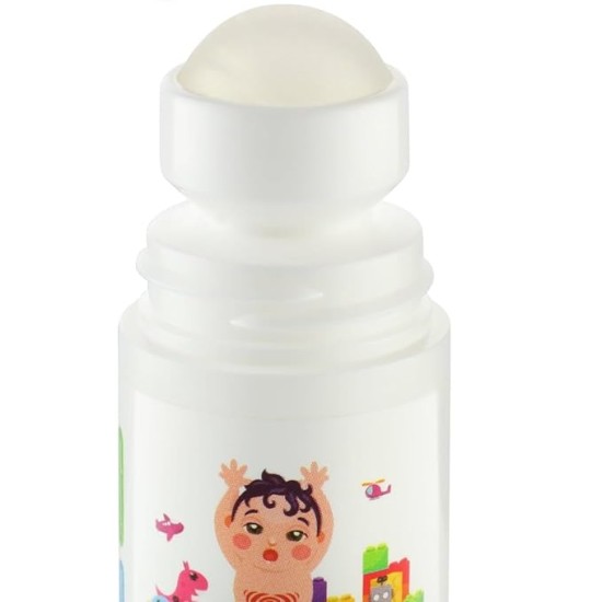Mamaearth Easy Tummy Roll On for Colic & Gas Relief with Hing & Fennel Oil 40ml (For external use)