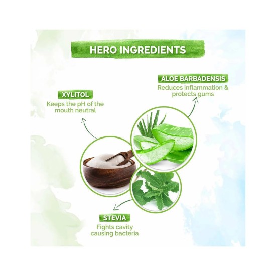 Mamaearth 100% Natural Berry Blast Kids Plaque Removal Toothpaste 50 Gm, Fluoride Free, SLS Free, No Artificial Flavours, Best for baby Mamaearth 100% Natural Berry Blast Kids Plaque Removal Toothpaste 50 Gm, Fluoride Free, SLS Free, No Artificial Flavours, Best for baby