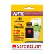Strontium Nitro A1 32GB Micro SDHC Memory Card 100MB/s A1 UHS-I U1 Class 10 with High Speed Adapter for Smartphones Tablets Drones Action Cams Strontium Nitro A1 32GB Micro SDHC Memory Card 100MB/s A1 UHS-I U1 Class 10 with High Speed Adapter for Smartphones Tablets Drones Action Cams