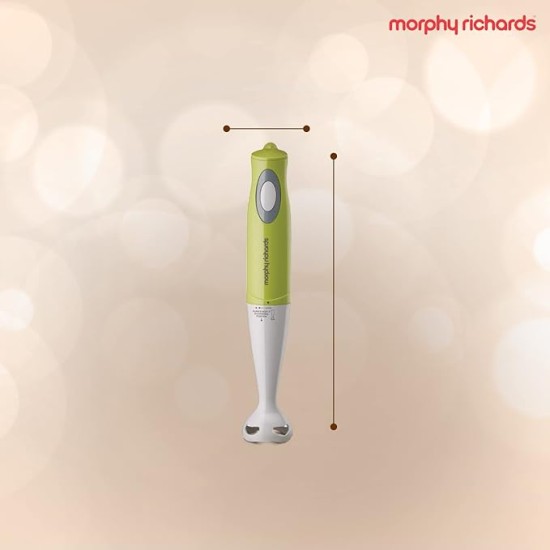 Morphy Richards Plastic Pronto Super 300W Hand Blender for Kitchen with Multifunctional Blade & Detachable Shaft, Green, 301 Watt