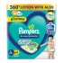 Pampers All Round Protection Pants Style Baby Diapers, Large size (L), 64 Count, 9-14kg, Anti-rash blanket, 360 degree Lotion with Aloe Vera