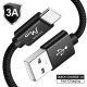 Wayona 65W Nylon Braided USB A to Type C 3Ft 1M 3A Fast Charger USB C Cable For Samsung Galaxy S9 S8 (1M, Black) Wayona 65W Nylon Braided USB A to Type C 3Ft 1M 3A Fast Charger USB C Cable For Samsung Galaxy S9 S8 (1M, Black)