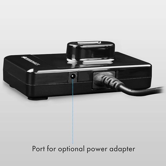 ZEBRONICS Zeb-100HB 4 Ports USB Hub for Laptop, PC Computers, Plug & Play, Backward Compatible - Black