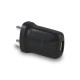 Tizum E250 240V USB Wall Charger for All iPhone, Android, Smart Phones & Tabs - Black