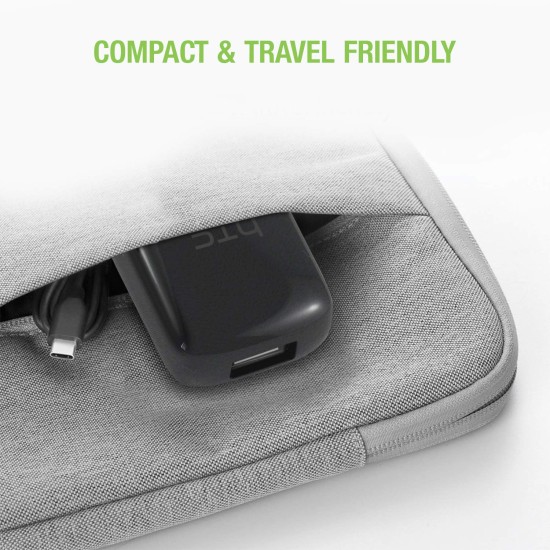 Tizum E250 240V USB Wall Charger for All iPhone, Android, Smart Phones & Tabs - Black