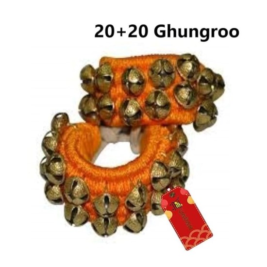 UAPAN MetalCraft Ghungroo Yellow Pad 2 Line, Ghungru 2 Line Yellow Pad, Yellow Pad Ghungroo 2 Line