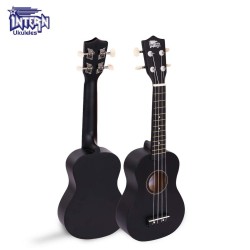 INTERN SOPRANO 21" UKULELE WITH BAG (BLACK)