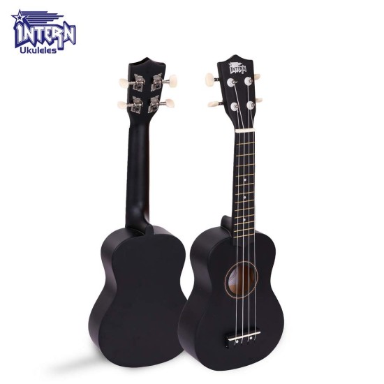 INTERN SOPRANO 21" UKULELE WITH BAG (BLACK) INTERN SOPRANO 21" UKULELE WITH BAG (BLACK)
