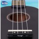 INTERN SOPRANO 21" UKULELE WITH BAG (BLACK) INTERN SOPRANO 21" UKULELE WITH BAG (BLACK)