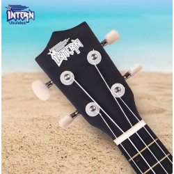 INTERN SOPRANO 21" UKULELE WITH BAG (BLACK)