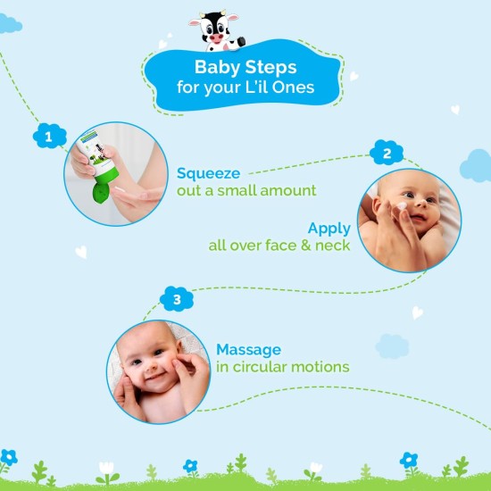 Mamaearth Milky Soft Natural Baby Face Cream for Babies, For All Skin Types 60 g