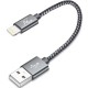 Wayona Nylon Braided USB Data Sync and Fast Charging 3A Short Power Bank Cable For iPhones, iPad Air, iPad mini, iPod Nano and iPod Touch (Grey) Wayona Nylon Braided USB Data Sync and Fast Charging 3A Short Power Bank Cable For iPhones, iPad Air, iPad mini, iPod Nano and iPod Touch (Grey)