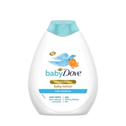 Baby Dove Rich Moisture Nourishing Baby Lotion 400 ml, With Moisturising Cream, Gentle Care for Baby's Soft Skin