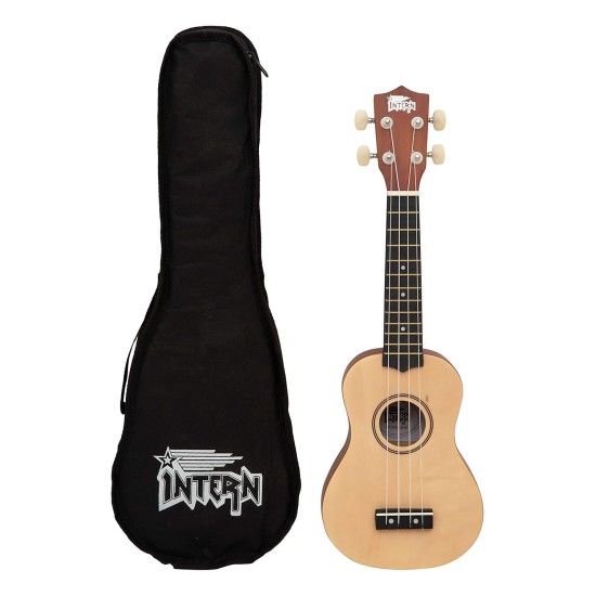 Intern INT-UK21LD-NT Concert Ukele with Bag (Natural) Intern INT-UK21LD-NT Concert Ukele with Bag (Natural)