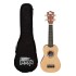Intern INT-UK21LD-NT Concert Ukele with Bag (Natural)