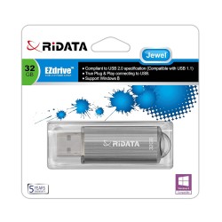 RiDATA Jewel 32GB USB Flash Drive (Silver) RiDATA Jewel 32GB USB Flash Drive (Silver)