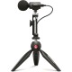 Shure MV88+ Video Kit - Digital Stereo Condenser Microphone for Apple and Android, with Manfrotto PIXI Tripod, Phone Clamp, Mount, iOS and USB-C Cables for Next-Level Connectivity (MV88+ Video KIT)