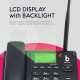 Beetel F3 4G Fixed Landline Wireless Phone with Hotspot, LED Backlight, 2-Way Digital Speaker, Supports 4G VoLTE, 3G, 2G (Black)