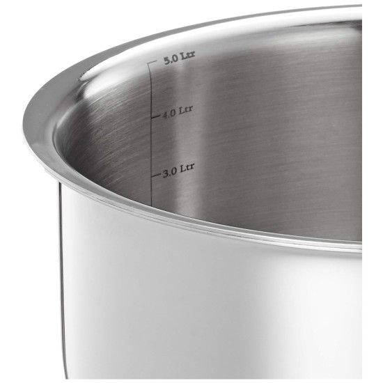 Solimo Triply Tope With Stainless Steel Lid, 24Cm,5Liter