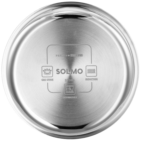 Solimo Triply Tope With Stainless Steel Lid, 24Cm,5Liter