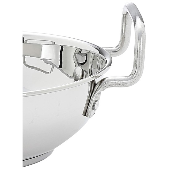 Solimo Stainless Steel Induction Bottom Kadhai Set Size 18Cm,20Cm,1.5 Liter