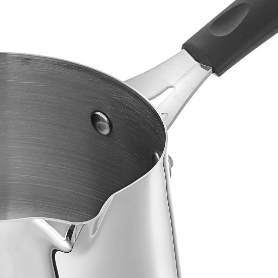Stainless Steel T Pan with Glass Lid & Induction Base, 1.5 Litre