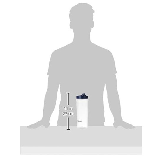 Solimo Plastic Oil Dispenser, Set Of 2 (1 L Each), Dark Blue, 1 liter