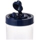 Solimo Plastic Oil Dispenser, Set Of 2 (1 L Each), Dark Blue, 1 liter