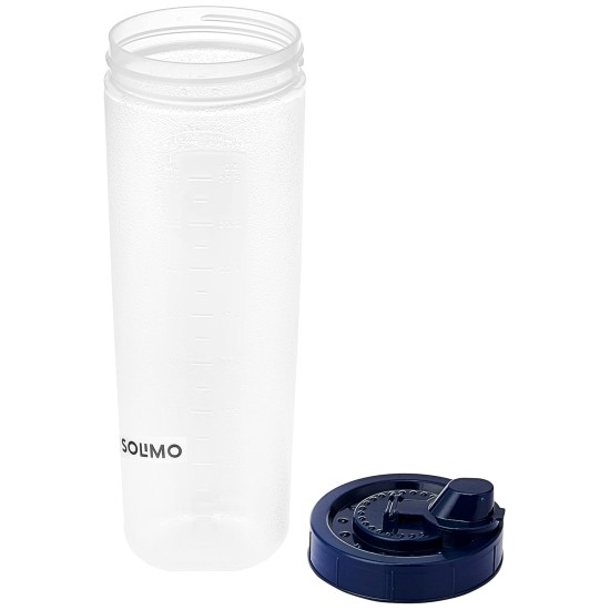 Solimo Plastic Oil Dispenser, Set Of 2 (1 L Each), Dark Blue, 1 liter