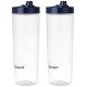 Solimo Plastic Oil Dispenser, Set Of 2 (1 L Each), Dark Blue, 1 liter