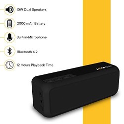 Instaplay Insta X3 10W Bluetooth Speaker with Deep Bass, Portable, Xtra long batter life and speaker with mic (Black) Instaplay Insta X3 10W Bluetooth Speaker with Deep Bass, Portable, Xtra long batter life and speaker with mic (Black)