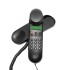 Beetel Newly Launched M25 Ultra Compact Caller ID Slim Line Corded Landline Phone,Numeric Display, Desk/Wall Mounted,12 Digit LCD,FSK/DTMF Compatible,Ringer Volume Control,LED Indication (Black M25)