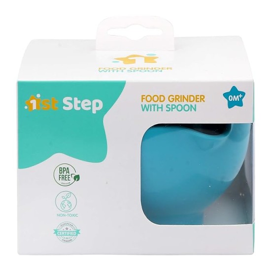 1st Step Portable Grinding Feeding Masher/Serving Bowl for Baby Food Preparation with Spoon(Pack of 1) 1st Step Portable Grinding Feeding Masher/Serving Bowl for Baby Food Preparation with Spoon(Pack of 1)