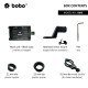 BOBO BM3 Aluminium Waterproof Bike/Motorcycle/Scooter Mobile Phone Holder Mount, Ideal for Maps and GPS Navigation (Black) BOBO BM3 Aluminium Waterproof Bike/Motorcycle/Scooter Mobile Phone Holder Mount, Ideal for Maps and GPS Navigation (Black)