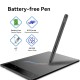 VEIKK A30 V2 Graphic Drawing Tablet, 10 * 6 Inch/25.4 x15.2 cm Pen Tablet with 8192 Levels Passive Pen, Compatible with Windows, Mac,Linux and Android