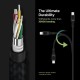 Spigen Apple Mfi Certified Usb C To Lightning Charge Sync Cable For Smartphone [0.9 Meters - Black]