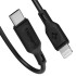 Spigen Apple Mfi Certified Usb C To Lightning Charge Sync Cable For Smartphone [0.9 Meters - Black]