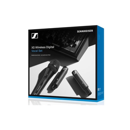 Sennheiser Digital wireless XSW-D VOCAL SET (2.4GHz), 5 hours Play-time for Live Vocals, Presentations, Easy Plug & Play || Upto 75mts wireless range