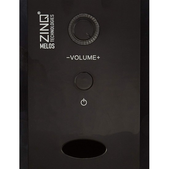 Zinq Technologies MELOS 2.1 Channel Wired Portable Multimedia Speaker (Black) Zinq Technologies MELOS 2.1 Channel Wired Portable Multimedia Speaker (Black)