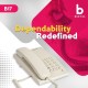Beetel B17 Corded Landline Phone, Ringer Volume Control, LED for Ring Indication, Wall/Desk Mountable,Elegant Design,Clear Call Quality,Mute/Pause/Flash/Redial Function (Made In India)(Warm Grey)(B17) Beetel B17 Corded Landline Phone, Ringer Volume Control, LED for Ring Indication, Wall/Desk Mountable,Elegant Design,Clear Call Quality,Mute/Pause/Flash/Redial Function (Made In India)(Warm Grey)(B17)