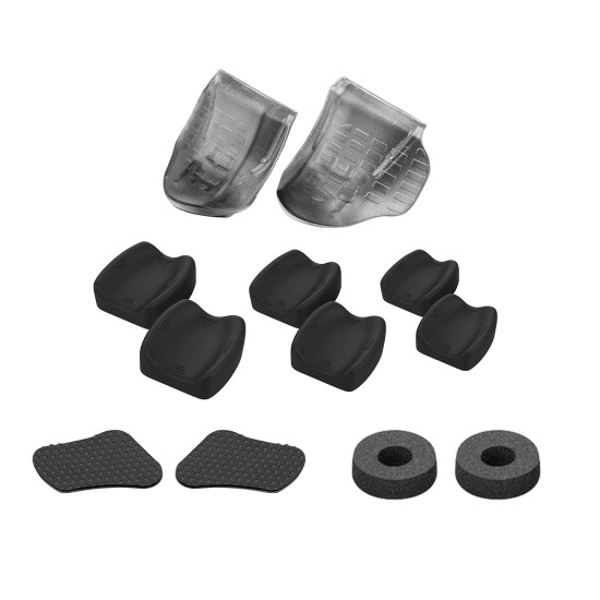 NiTHO FPS Gaming Kit for PS4 Controller, Customizing Enhancers Kit with 3 Sizes of Thumb Grip Caps, Ergonomic Triggers and Stickers, Analog Mini-Stick Precision Rings, Accessories for PS4 - Black NiTHO FPS Gaming Kit for PS4 Controller, Customizing Enhancers Kit with 3 Sizes of Thumb Grip Caps, Ergonomic Triggers and Stickers, Analog Mini-Stick Precision Rings, Accessories for PS4 - Black