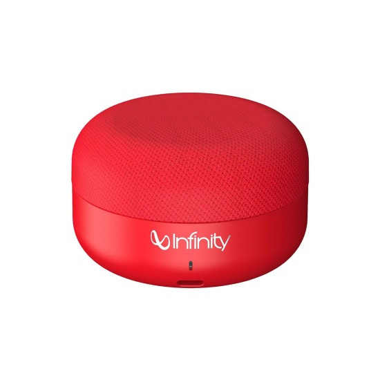Infinity (JBL Fuze Pint, Wireless Ultra Portable Mini Speaker with Mic, Deep Bass, Dual Equalizer, Bluetooth 5.0 with Voice Assistant Support for Mobiles (Red) Infinity (JBL Fuze Pint, Wireless Ultra Portable Mini Speaker with Mic, Deep Bass, Dual Equalizer, Bluetooth 5.0 with Voice Assistant Support for Mobiles (Red)