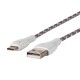 Syska CCCP10 1.5m Type-C Cable 2.4A Fast Charging (Grey White) Syska CCCP10 1.5m Type-C Cable 2.4A Fast Charging (Grey White)