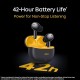 iQOO TWS 1e in-Ear Earbuds with Mic, Upto 30dB Active Noise Cancellation, Fast Charging which Takes 10 mins for 3 Hours Playtime, with Upto 42 hrs Playback time (Flame Yellow)