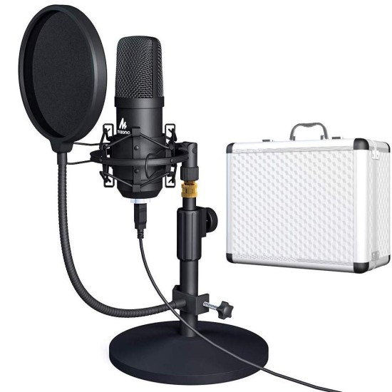 MAONO MVL/A Auxiliary Unidirectional Condenser Lavalier Microphone (Black)